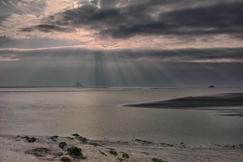 Mont St Michel grande marée 2015 